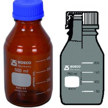 Laboratory Bottles, amber
